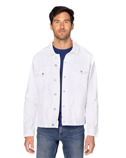 Threadfast Apparel Unisex Denim Jacket 370J | Off White Denim - Front