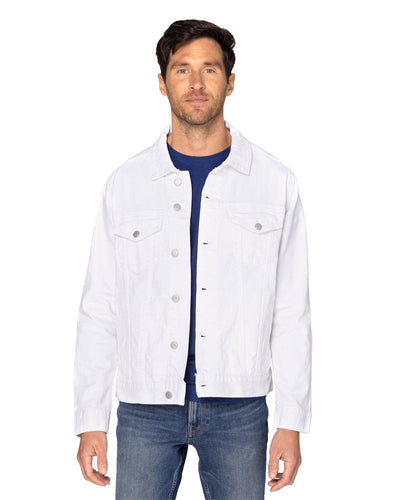 Threadfast Apparel Unisex Denim Jacket 370J | Off White Denim - Front