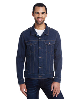 Threadfast Apparel Unisex Denim Jacket 370J | Classic Denim - Front