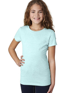 Next Level Girls Princess CVC Tee 3712 | Ice Blue - Front