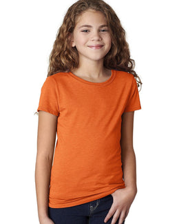 Next Level Girls Princess CVC Tee 3712 | Orange - Front