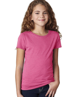 Next Level Girls Princess CVC Tee 3712 | Raspberry - Front
