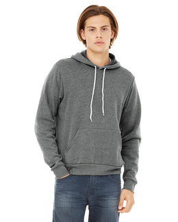 Bella+Canvas Unisex Sponge Fleece Pullover Hoodie 3719 | Deep Heather - Front