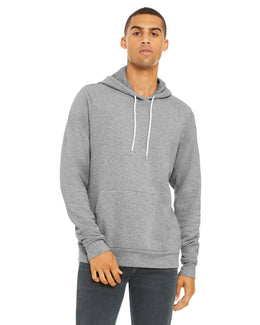 Bella+Canvas Unisex Sponge Fleece Pullover Hoodie 3719 | Athletic Heather - Front