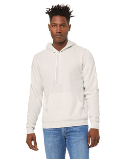Bella+Canvas Unisex Sponge Fleece Pullover Hoodie 3719 | Vintage White - Front