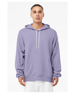 Bella+Canvas Unisex Sponge Fleece Pullover Hoodie 3719 | Dark Lavender - Front