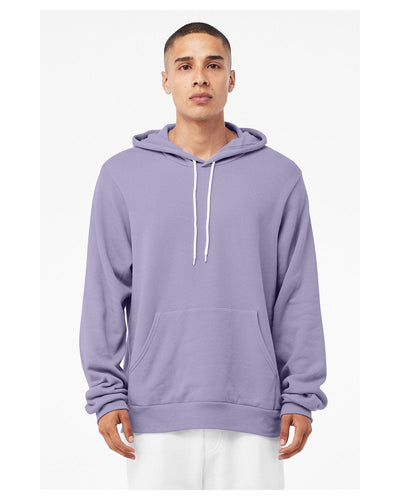 Bella+Canvas Unisex Sponge Fleece Pullover Hoodie 3719 | Dark Lavender - Front