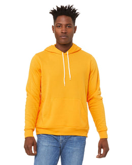 Bella+Canvas Unisex Sponge Fleece Pullover Hoodie 3719 | Gold - Front