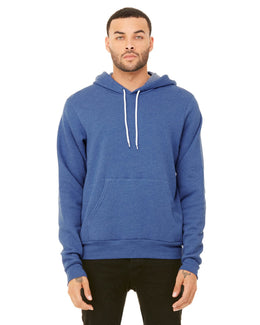 Bella+Canvas Unisex Sponge Fleece Pullover Hoodie 3719 | Heather True Roy - Front