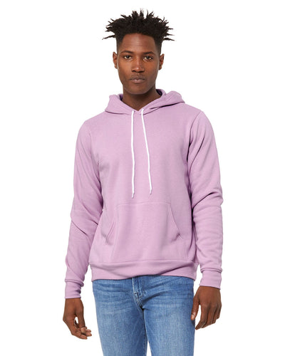 Bella+Canvas Unisex Sponge Fleece Pullover Hoodie 3719 | Lilac - Front