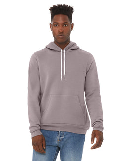 Bella+Canvas Unisex Sponge Fleece Pullover Hoodie 3719 | Storm - Front