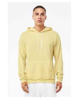Bella+Canvas Unisex Sponge Fleece Pullover Hoodie 3719 | French Vanilla - Front
