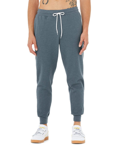 Bella+Canvas Unisex Jogger Sweatpant 3727 | Heather Slate - Front