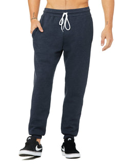 Bella+Canvas Unisex Jogger Sweatpant 3727 | Heather Navy - Front