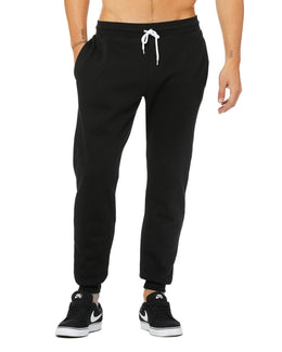 Bella+Canvas Unisex Jogger Sweatpant 3727 | Black - Front