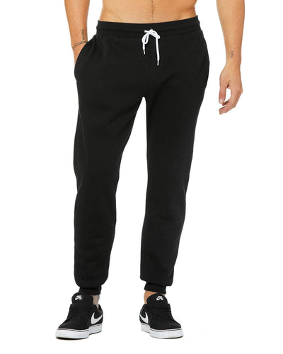 Bella+Canvas Unisex Jogger Sweatpant 3727 | Black - Front