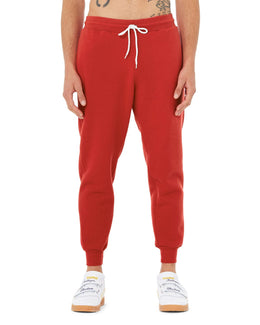 Bella+Canvas Unisex Jogger Sweatpant 3727 | Red - Front