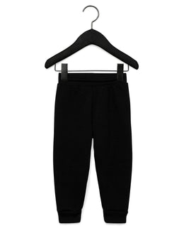 Bella+Canvas Toddler Jogger Sweatpant 3727T | Black - Front