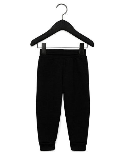 Bella+Canvas Toddler Jogger Sweatpant 3727T | Black - Front