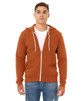 Bella+Canvas Unisex Poly-Cotton Fleece Full-Zip Hoodie 3739 | Autumn - Front