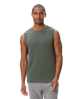 Threadfast Apparel Unisex Impact Tank 382T | Army - Front
