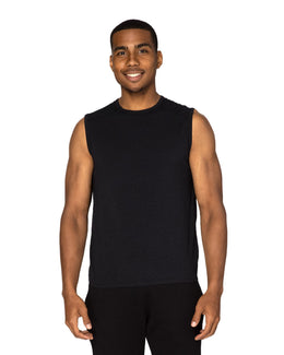 Threadfast Apparel Unisex Impact Tank 382T | Black - Front