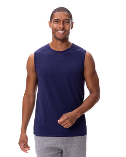 Threadfast Apparel Unisex Impact Tank 382T | Navy - Front