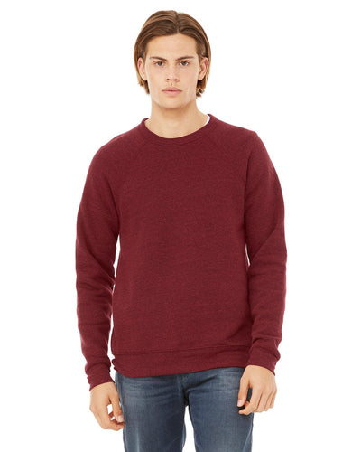 Bella+Canvas Triblend Unisex Crewneck Sweatshirt 3901 | Cardinal Triblnd - Front