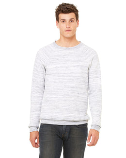 Bella+Canvas Triblend Unisex Crewneck Sweatshirt 3901 | Lt Grey Marble - Front