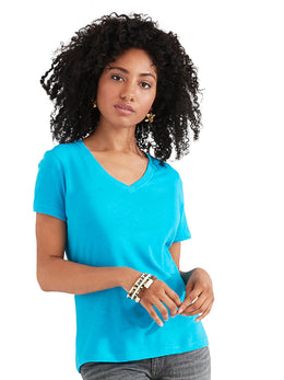 Anvil Ladies Featherweight V-Neck T-Shirt