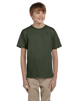 Fruit of the Loom Youth T-Shirt 3931B | Military Green - Front