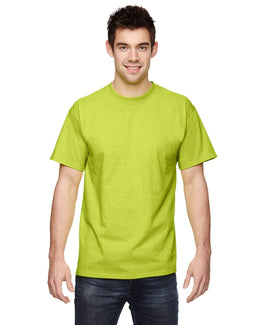 Fruit of the Loom 100% Cotton T-Shirt 3931 | Safety Green - Front
