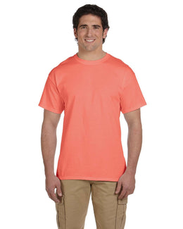 Fruit of the Loom 100% Cotton T-Shirt 3931 | Retro Hth Coral - Front