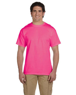 Fruit of the Loom 100% Cotton T-Shirt 3931 | Retro Hth Pink - Front