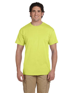 Fruit of the Loom 100% Cotton T-Shirt 3931 | Neon Yellow - Front