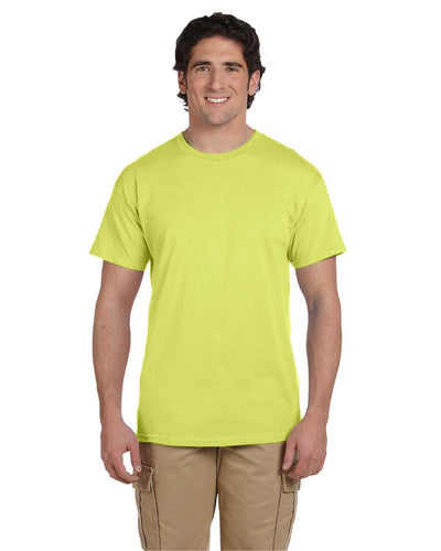Fruit of the Loom 100% Cotton T-Shirt 3931 | Neon Yellow - Front