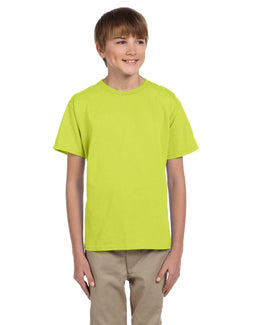 Fruit of the Loom Youth T-Shirt 3931B | Safety Green - Front