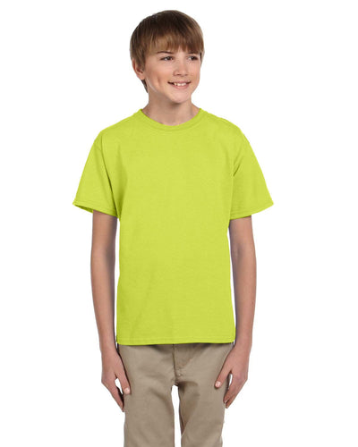 Fruit of the Loom Youth T-Shirt 3931B | Safety Green - Front