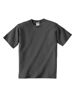 Fruit of the Loom Youth T-Shirt 3931B | Charcoal Grey - Front