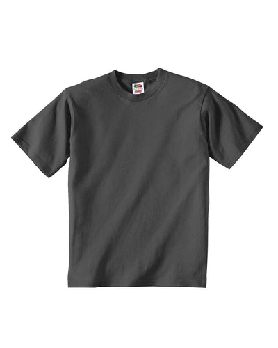 Fruit of the Loom Youth T-Shirt 3931B | Charcoal Grey - Front