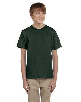 Fruit of the Loom Youth T-Shirt 3931B | Forest Green - Front