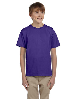 Fruit of the Loom Youth T-Shirt 3931B | Purple - Front