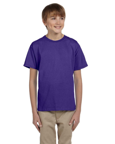 Fruit of the Loom Youth T-Shirt 3931B | Purple - Front