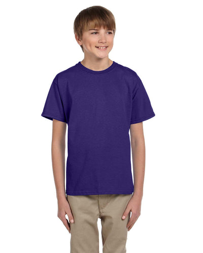 Fruit of the Loom Youth T-Shirt 3931B | Deep Purple - Front