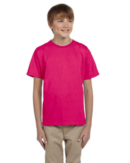 Fruit of the Loom Youth T-Shirt 3931B | Cyber Pink - Front