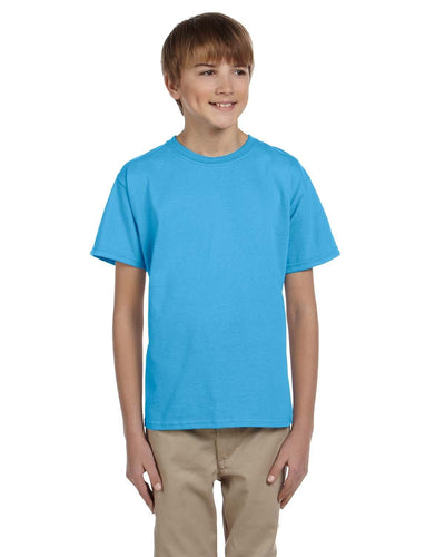 Fruit of the Loom Youth T-Shirt 3931B | Aquatic Blue - Front