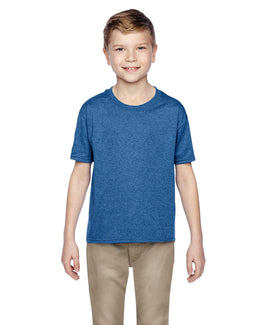 Fruit of the Loom Youth T-Shirt 3931B | Retro Hth Royal - Front