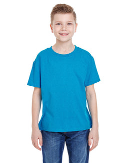 Fruit of the Loom Youth T-Shirt 3931B | Turquoise Hthr - Front