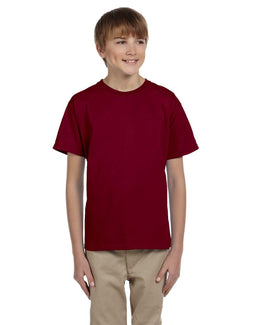 Fruit of the Loom Youth T-Shirt 3931B | Maroon - Front