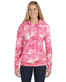 Code V Camouflage Hooded Sweatshirt 3969 | Pink Woodland - Front